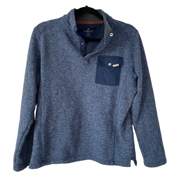 Woolrich Other - Woolrich Blue Pullover Jacket Large Henley Topf